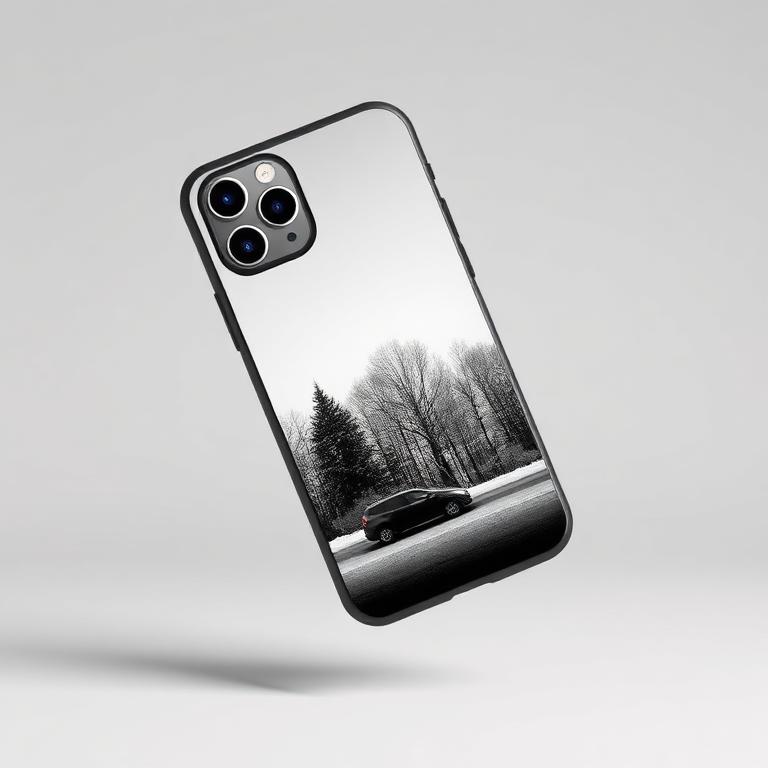 Husă iPhone dreamland 2.0 – Foto monocrom peisaj